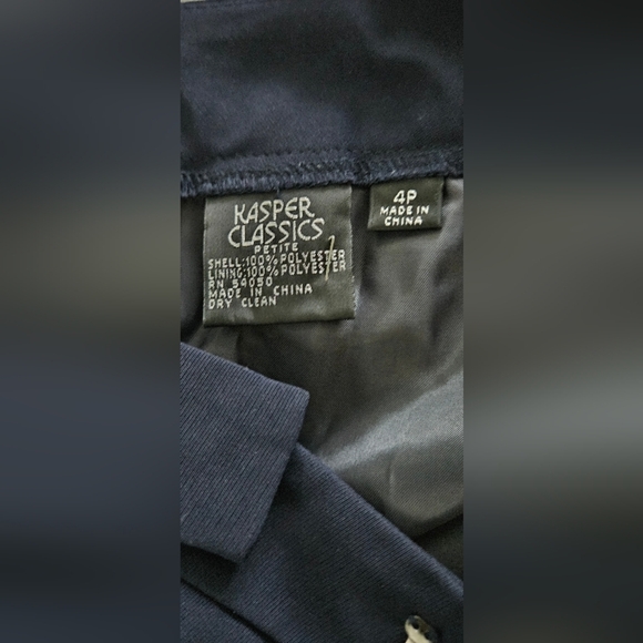 ๐ NWOT Classic Black Matching Suit Set Blazor And Pants ๐ - Picture 5 of 11